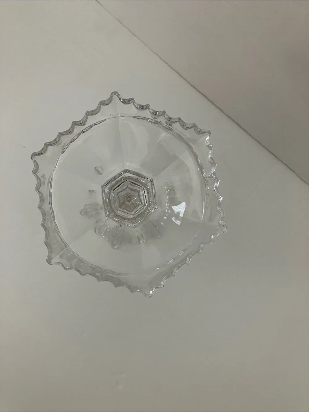 Godinger Clear Crystal Decorative Candle Holder